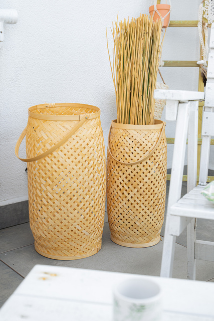 Set felinare de bambus RITUALITATE, 3 bucăți