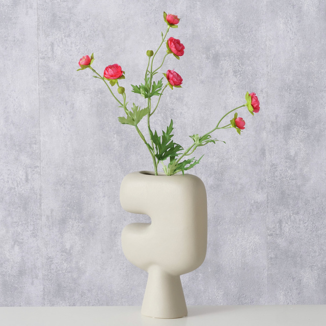 PASU vaza din lut mat, 23 cm