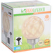 Lampa solara sfera, Ø 15 x 47 cm, 4 LED-uri