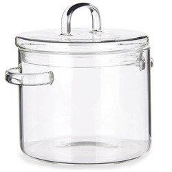 Vas de copt cu capac, forma de oala, 1,8 l