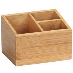 Organizator 3 compartimente pentru baie TERRA, 12x9x8,5 cm, WENKO