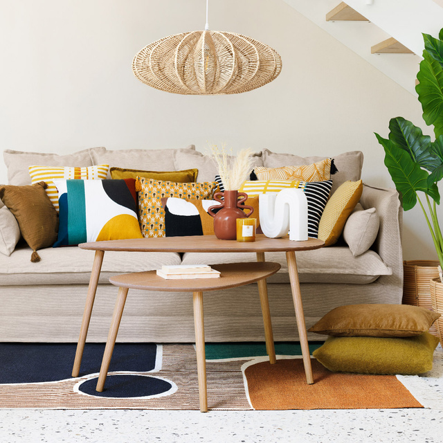 Set masute de cafea MILEO, 2 bucati