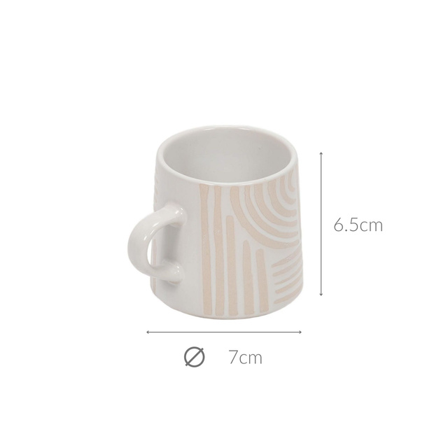 Cana espresso din ceramica SOLEYA, 140 ml