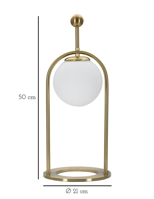 Lampa de birou GLAMY ARC, 50 cm
