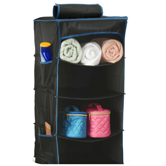 Organizator textil pentru dulap, 5 rafturi, 34 x 34 x 85 cm