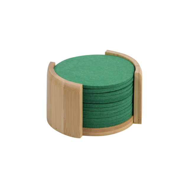 Set de suporturi din fetru pentru pahare, 12 buc.