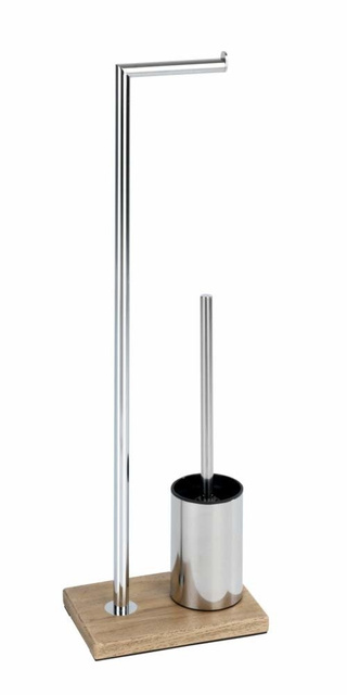 Suport perie WC si hârtie igienica Marla, 74x22x15 cm, Wenko