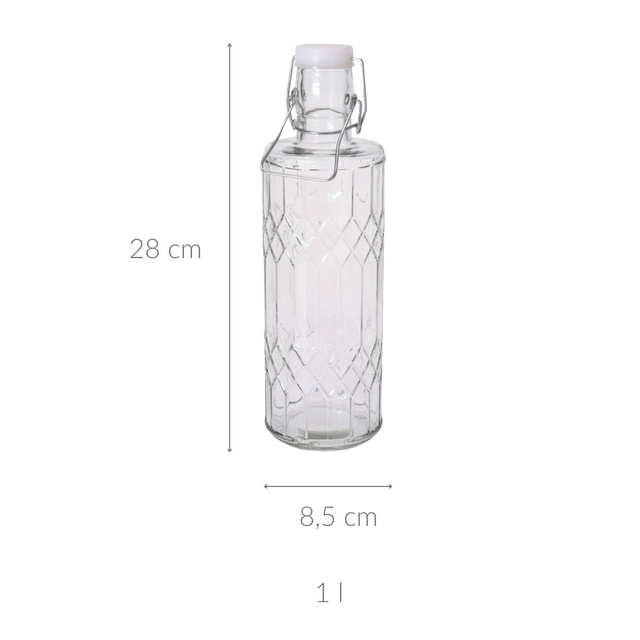 Sticla cu inchidere arc, 1 l
