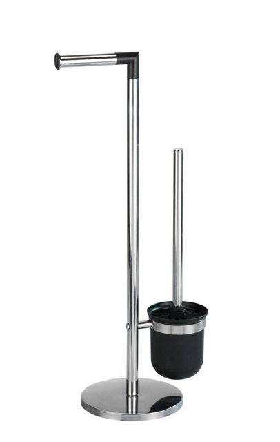 Suport pentru hârtie igienică și perie de toaletă, PARUS - 2în1, WENKO