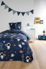 Lenjerie de pat pentru copii COSMOS, 100% bumbac, 140 x 200 cm