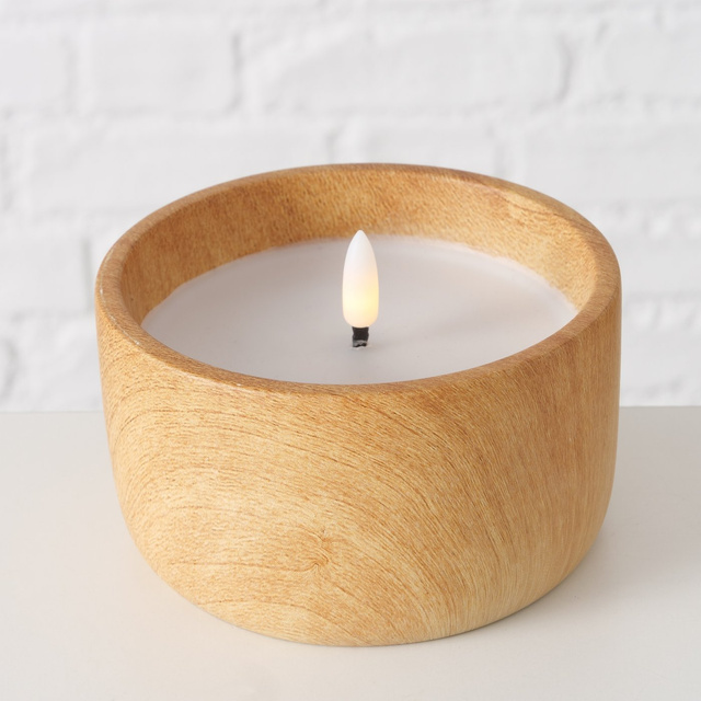 Lumanare LED de ceara, YUNA, 8 cm