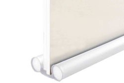 Opritor dublu pentru usa, 40 cm, alb