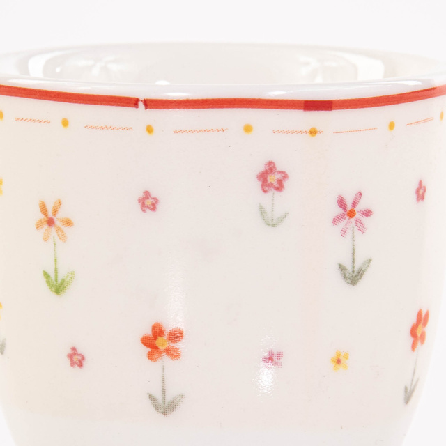 Suport pentru ou Blumi, model cu flori, Ø 5 cm