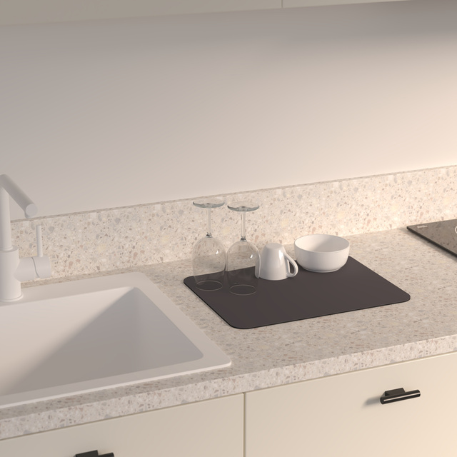 Covoraș de uscare diatomit pentru vase, 40 x 30 cm