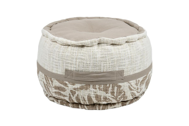 Pouf din bumbac HEMERA, Ø 40 cm