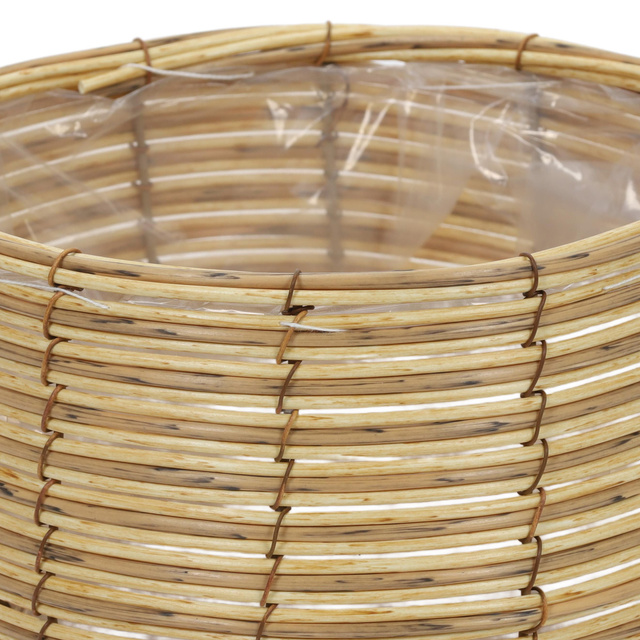 Huse pentru ghivece împletite, 3 buc în diferite dimensiuni