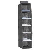 Organizator textil pentru garderoba, 6 compartimente, agatat