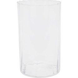 Vaza cilindrica din sticla, Ø 13 x 22 cm