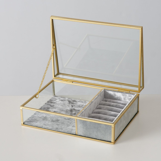 Cutie pentru ceasuri si bijuterii Clipo, transparent