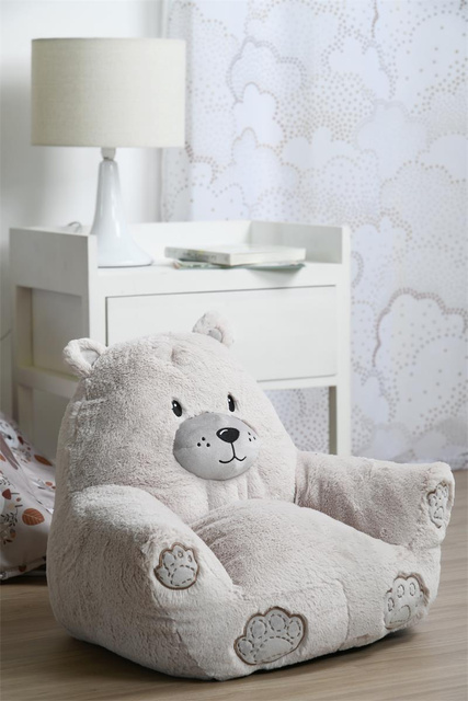 Puf copii, animal de pluș, THEO, 45 cm