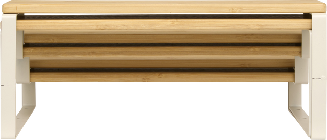 Raft pentru blat de bucătărie 2 în 1 ORDERA, lungime de la 32 la 64 cm, bej