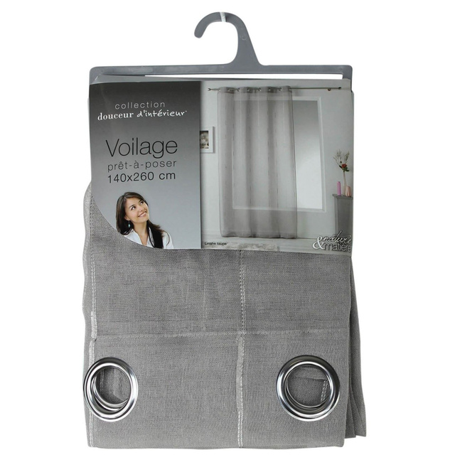 Perdea transparenta LINAHE, 140 x 260 cm