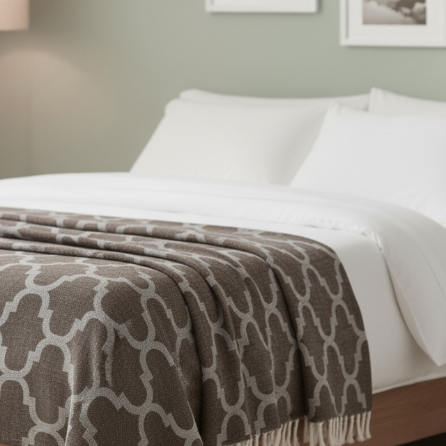 Pătură din bumbac, 180 x 220 cm, model 2