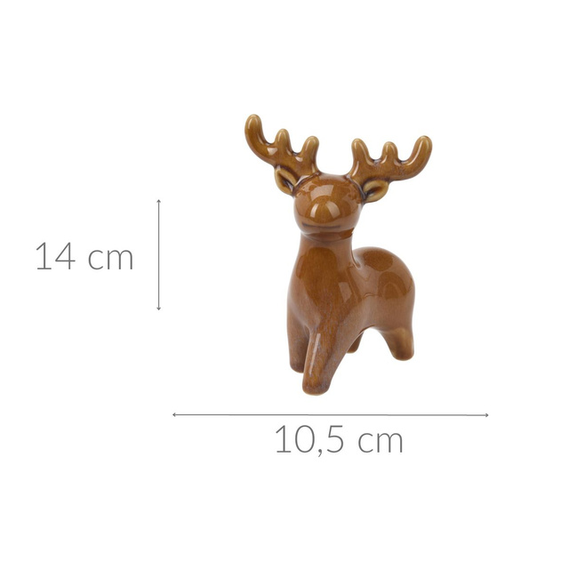 Ren de Crăciun, figurină, 14 cm