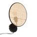 Aplica de perete pentru living OLME, împletitura din rattan, Ø 27 cm