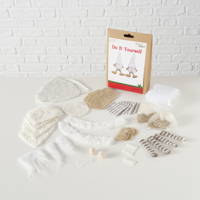 Set DIY pentru crearea de decorațiuni, 2 gnomi, 22 cm