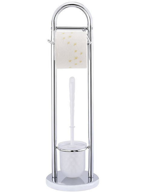 Suport de baie SIENA, 2 în 1, WENKO, crom