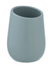 Pahar ceramic pentru periuțe de dinți BADI, gri, Wenko