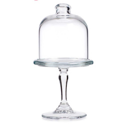 Platou din sticlă cu capac