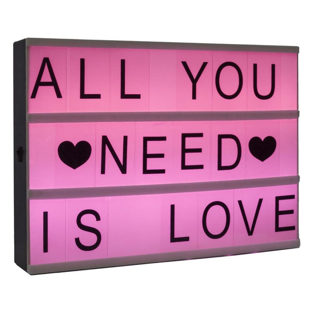 Cadru CINEMA iluminat - dimensiune A4, LED