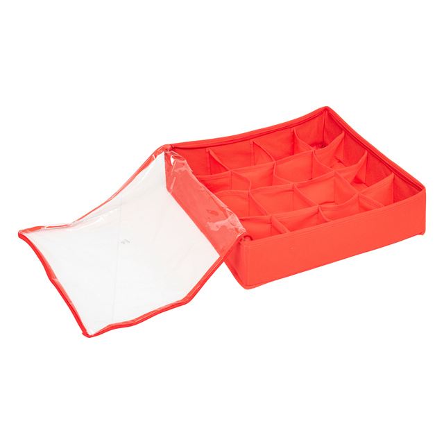 Cutie pentru depozitarea globurilor Ø 10 cm, 16 compartimente