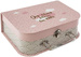 Set 3 cutii decorative din carton, Roz
