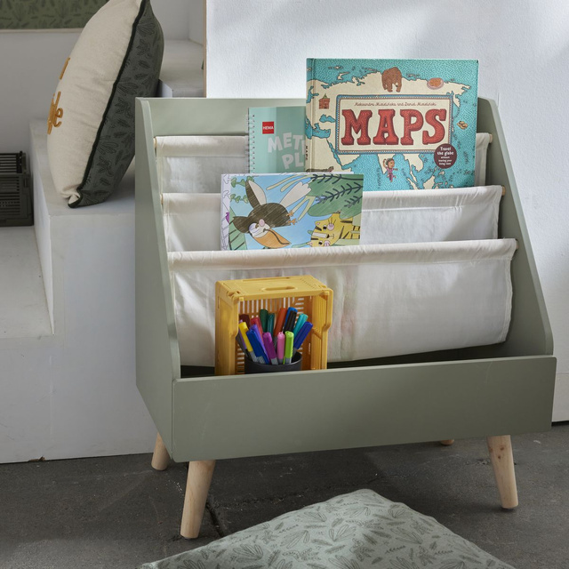 Bibliotecă pentru copii THE KING OF THE JUNGLE, 58 x 33 x 61 cm