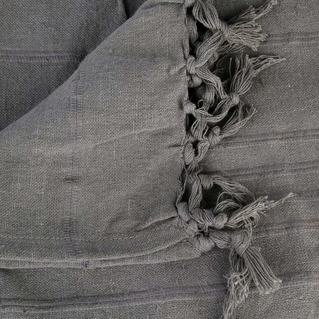 Cuvertura de pat cu franjuri, 160 x 220 cm