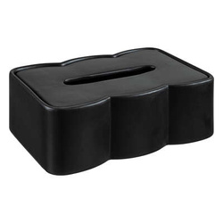 Cutie de șervețele ceramică BLI ASR lungime 25 cm -negru
