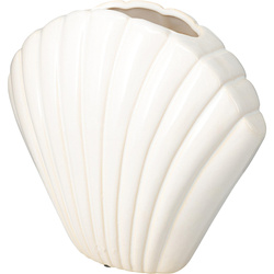 Vază decorativă în formă de scoică, 22 cm