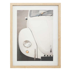 Poster retro inramat cu masina VIVIEN, 30 x 40 cm