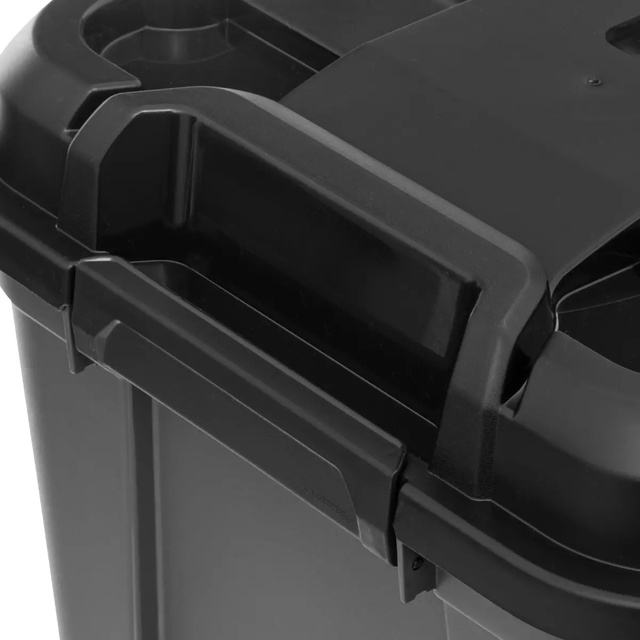 Cutie pe roti cu capac BUNKER, 80 l