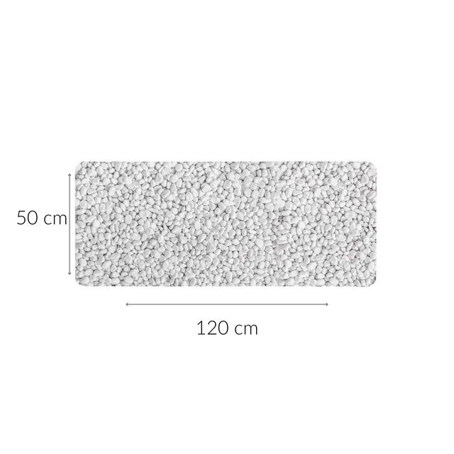 Covor de baie lung cu model, 50 x 120 cm