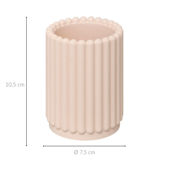 Pahar pentru periuțe de dinți BONBON, Ø 7,5 cm