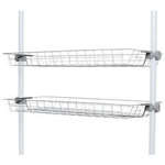 Coș pentru dulap, HERKULES 2 piese, 83x38x8cm, WENKO