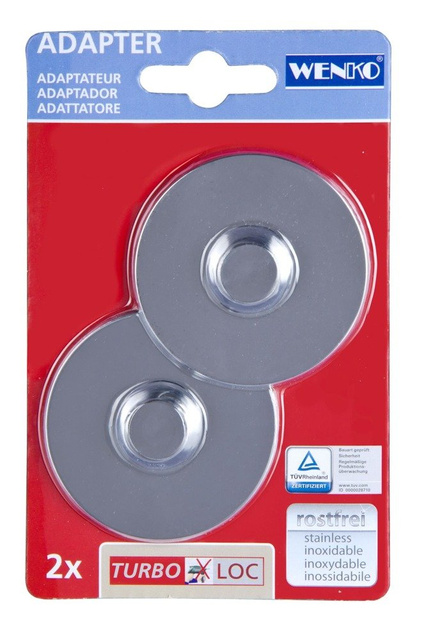 Baza pentru seriile Premium si Classic Turbo-Loc, adaptoare, 2 bucati incluse, WENKO
