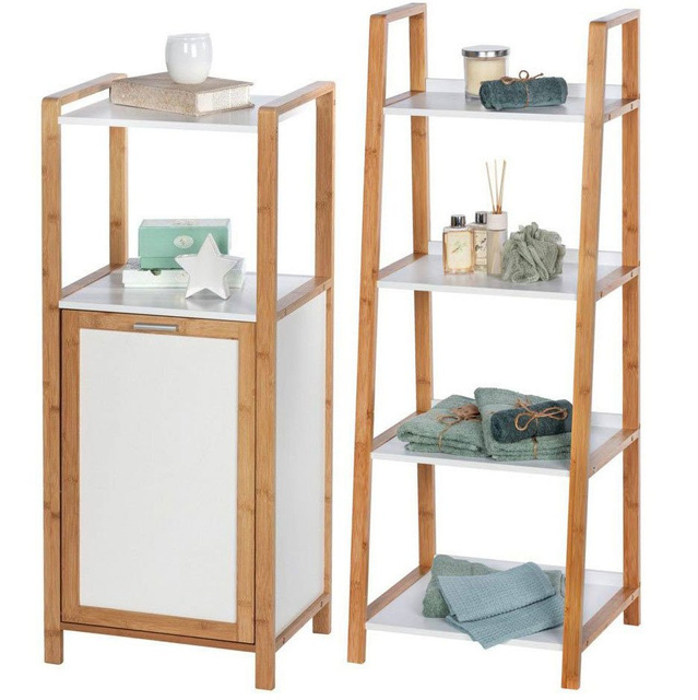 Un raft cu un raft și un coș pentru spălarea FINJA, WENKO