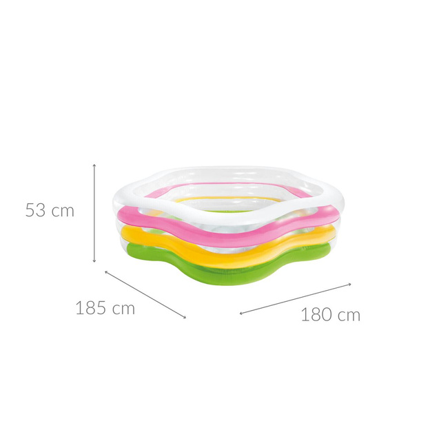 Piscina gonflabila in forma de floare