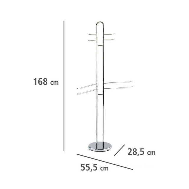 Suport pentru prosoape, haine PALERMO - 8 brațe mobile, WENKO
