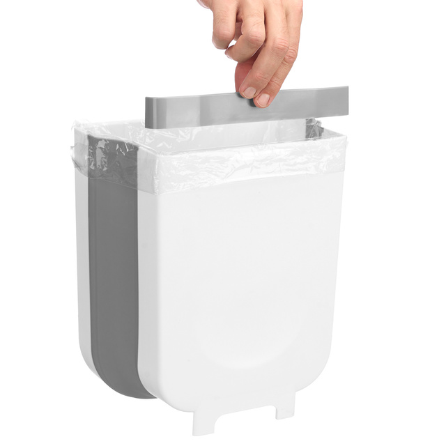 Recipient din plastic cu capac din bambus, 26 x 17,5 x 12,5 cm